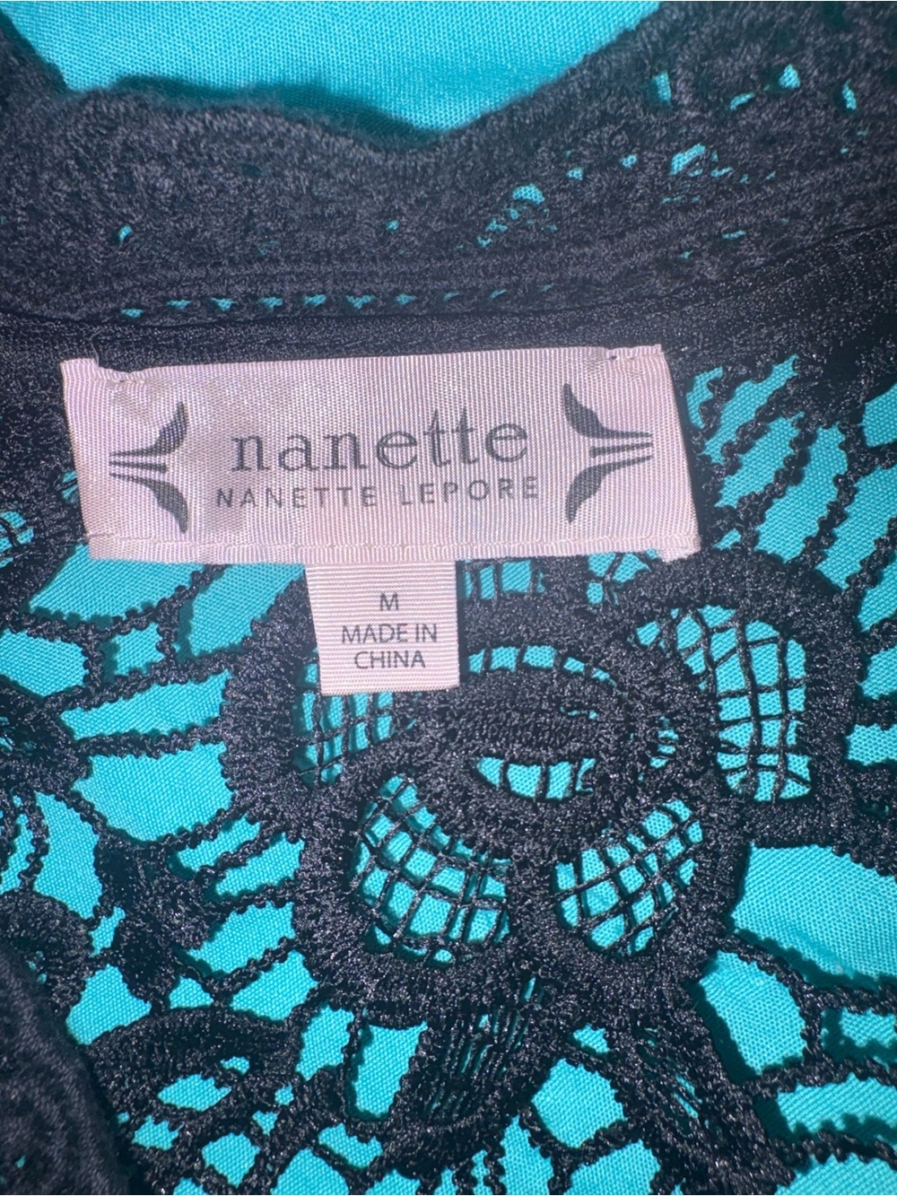 Nanette Lepore Black Floral Lace Camisole Tank - Picture 5 of 9